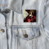 砂漠のSt Mary MagdaleneかSt. Thais 缶バッジ (インサイチュ)