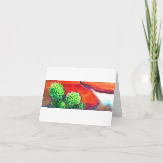 砂漠のSucculentsの陰 カード (正面)