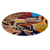 砂漠ひげ竜 カッティングボード (角)