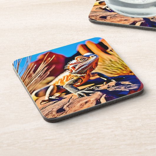 砂漠ひげ竜 コースター (左側)