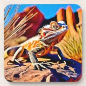 砂漠ひげ竜 コースター (正面)