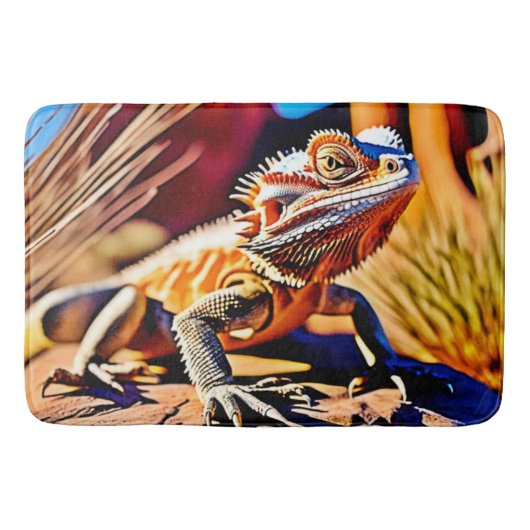 砂漠ひげ竜 バスマット (正面)