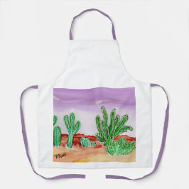 砂漠をテーマにしたエプロン エプロン