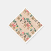 砂漠をテーマにしたベビーシャワーパーティー紙 スタンダードカクテルナプキン (角)