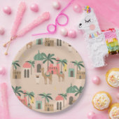 砂漠をテーマにした赤ちゃんシャワーパーティー紙プレート ペーパープレート (パーティー)