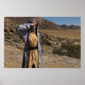 砂漠を横断するファンタジーポスタープリント ポスター (正面)