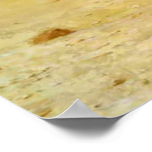 砂漠を横断する ポスター (角)