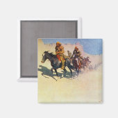 砂漠を渡って行くジェデディア・スミス マグネット (正面/裏面)