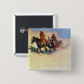 砂漠を渡る彼の方法を作っているJedediahスミス 缶バッジ (正面&裏面)