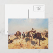 砂漠を渡る ポストカード (正面/裏面)