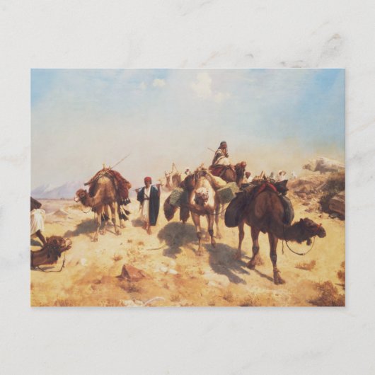 砂漠を渡る ポストカード (正面)