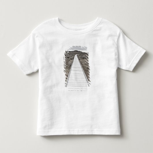 砂漠を通した遊歩道 トドラーTシャツ (正面)