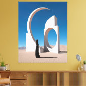 砂漠アルカナ：宇宙の囁き キャンバスプリント (インサイチュ (リビング))