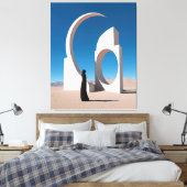 砂漠アルカナ：宇宙の囁き キャンバスプリント (インサイチュ (寝室))