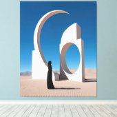 砂漠アルカナ：宇宙の囁き キャンバスプリント (インサイチュ (ウッドフロア))