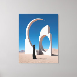 砂漠アルカナ：宇宙の囁き キャンバスプリント