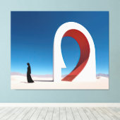 砂漠アルカナ:無限の創世記 キャンバスプリント (インサイチュ (ウッドフロア))