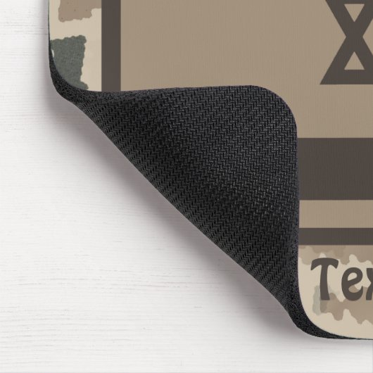 砂漠イスラエル国旗 マウスパッド (コーナー)