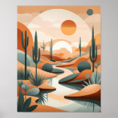 砂漠オアシス ポスター (正面)