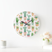 砂漠オアシス ラージ壁時計 (ホーム)