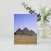砂漠カイロ、エジプトのピラミッド ポストカード (スタンド正面)