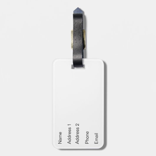 砂漠カスタム ラゲッジタグ (裏面縦)