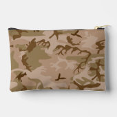 砂漠カモフラージパターン、軍隊パターン、陸軍 アクセサリーポーチ (裏面)