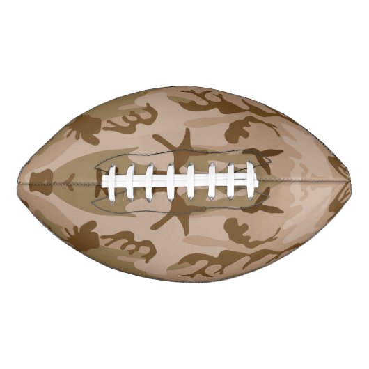 砂漠カモフラージパターン、軍隊パターン、陸軍 アメリカンフットボール (正面)