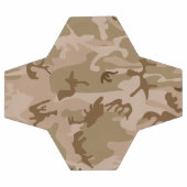 砂漠カモフラージパターン、軍隊パターン、陸軍 サッカーボール (フラット)