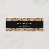 砂漠カモフラージパターン、軍隊パターン、陸軍 スキニー名刺 (裏面)