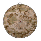 砂漠カモフラージパターン、軍隊パターン、陸軍 ダーツボード (正面)