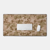 砂漠カモフラージパターン、軍隊パターン、陸軍 デスクマット (キーボード&マウス)