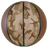 砂漠カモフラージパターン、軍隊パターン、陸軍 バスケットボール (縦)