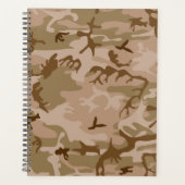 砂漠カモフラージパターン、軍隊パターン、陸軍 プランナー手帳 (正面)