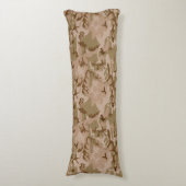 砂漠カモフラージパターン、軍隊パターン、陸軍 ボディピロー (正面縦)