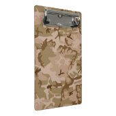 砂漠カモフラージパターン、軍隊パターン、陸軍 ミニクリップボード (アングル)