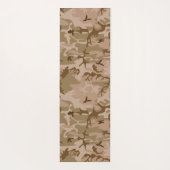 砂漠カモフラージパターン、軍隊パターン、陸軍 ヨガマット (裏面)