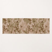 砂漠カモフラージパターン、軍隊パターン、陸軍 ヨガマット (正面(横))