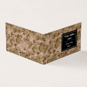 砂漠カモフラージパターン、軍隊パターン、陸軍 名刺 (外部)