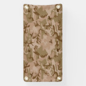 砂漠カモフラージパターン、軍隊パターン、陸軍 横断幕 (縦)