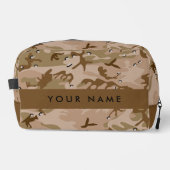 砂漠カモフラージュの小石、あなたの名前、パーソナライズ ドップキット (正面)