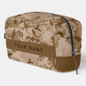 砂漠カモフラージュの小石、あなたの名前、パーソナライズ ドップキット (右コーナー)