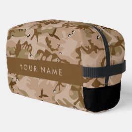 砂漠カモフラージュの小石、あなたの名前、パーソナライズ ドップキット