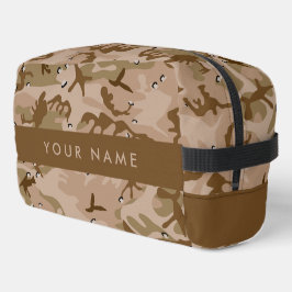 砂漠カモフラージュの小石、あなたの名前、パーソナライズ ドップキット