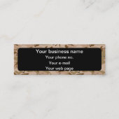 砂漠カモフラージュ小石、軍隊パターン、陸軍 スキニー名刺 (正面)