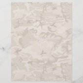 砂漠カモフラージュ小石、軍隊、陸軍 チラシ (正面)