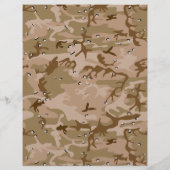 砂漠カモフラージュ小石、軍隊、陸軍 チラシ (裏面)