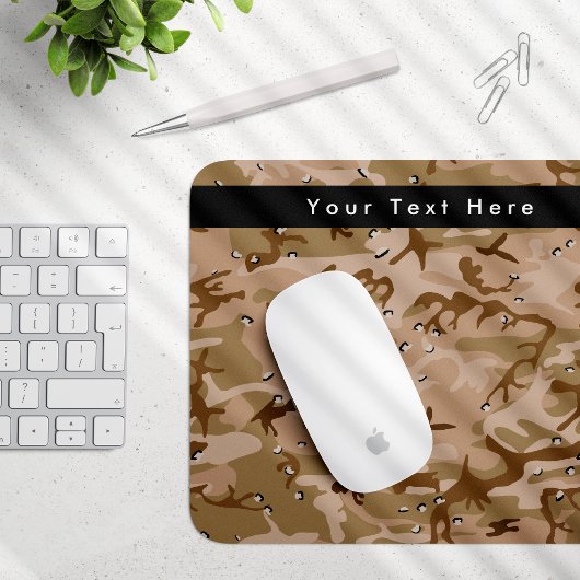 砂漠カモフラージュ小石、軍隊、陸軍 マウスパッド