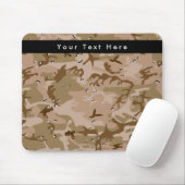 砂漠カモフラージュ小石、軍隊、陸軍 マウスパッド (マウス)