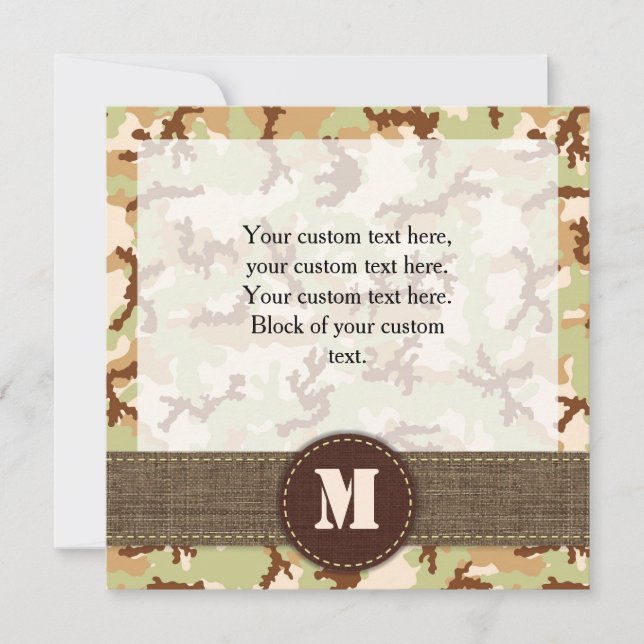 砂漠カモフラージュ (正面)